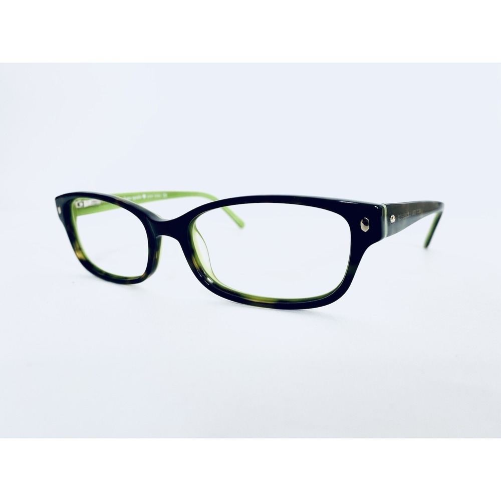 Kate Spade Brown Tortoise w Green Cat Eye Glasses Paxton 53 16 130 - Picture 2 of 12